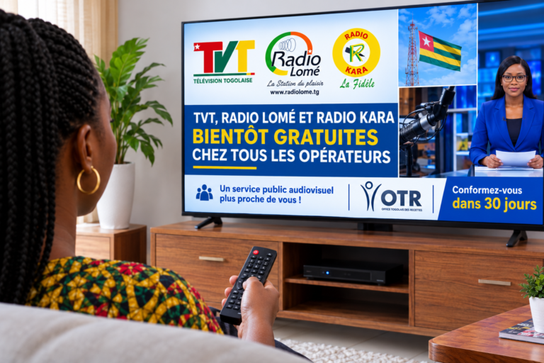 Togo : TVT, Radio Lomé et Radio Kara bientôt accessibles gratuitement chez les distributeurs